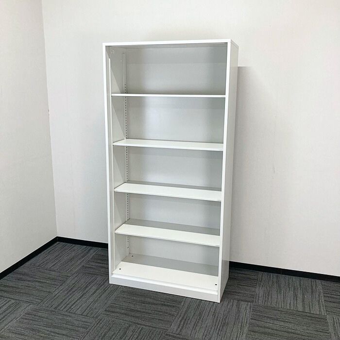 東京鋼器 MASTERシリーズ オープン書庫 MST185B-0 W900×D400×H1850 グレイッシュホワイト 2015年製 中古