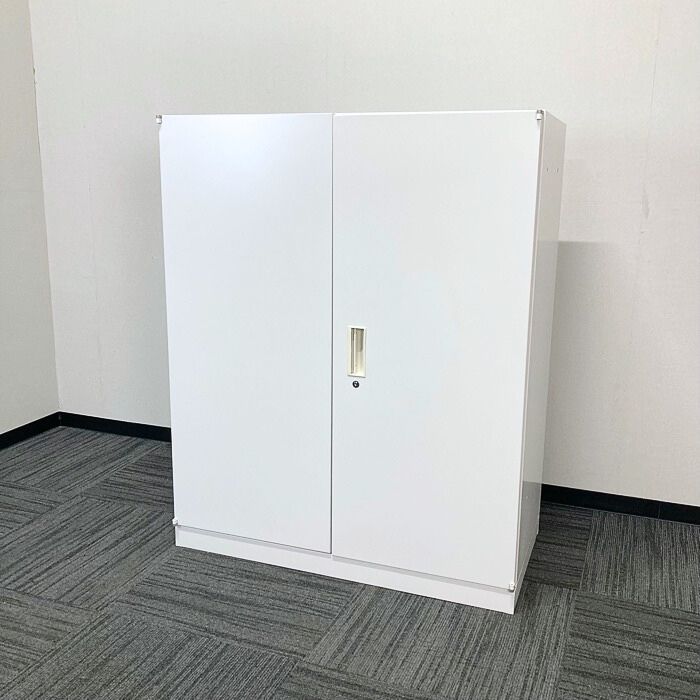 イノウエ ICシリーズ 両開き書庫 IC-0910H W900×D450×H1100 ホワイト 2017年製 中古 ⑳