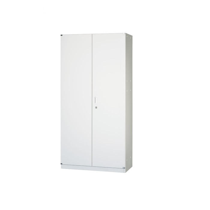 【新品】アルプススチール 両開き書庫 UAH-W18 W900×D450×H1830 ホワイト