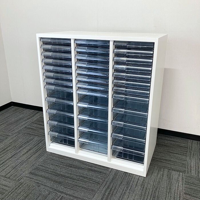 オカムラ SAシリーズ クリスタルトレイA4コンビ F503AC ZA75 W800×D450×H907 ネオホワイト 2016年製 中古