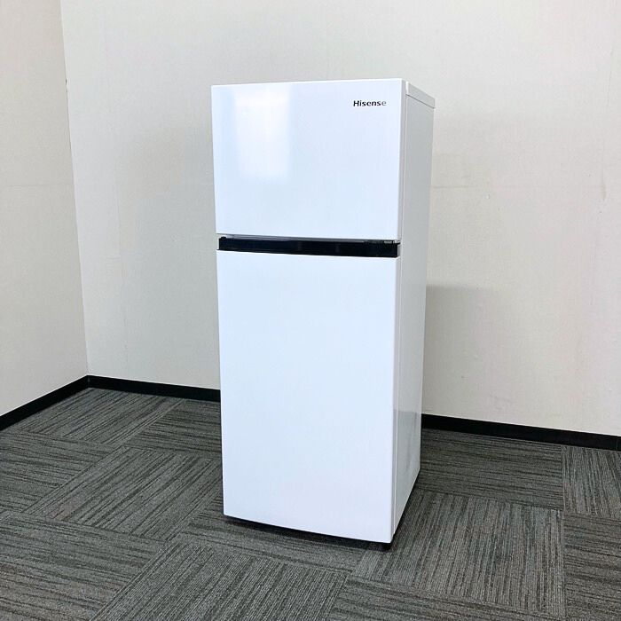 ハイセンス 冷凍冷蔵庫  HR-B1202 W481×D510×H1180 全定格内容積：120L ホワイト 2021年製 中古