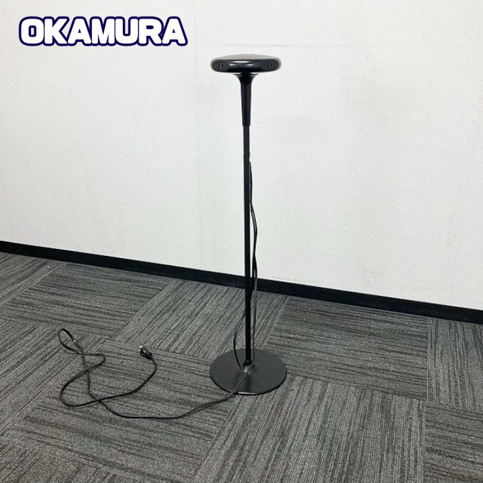 オカムラ アクセスポール 3F79AA ZA25 Φ230×H895 ブラック 2022年製 中古