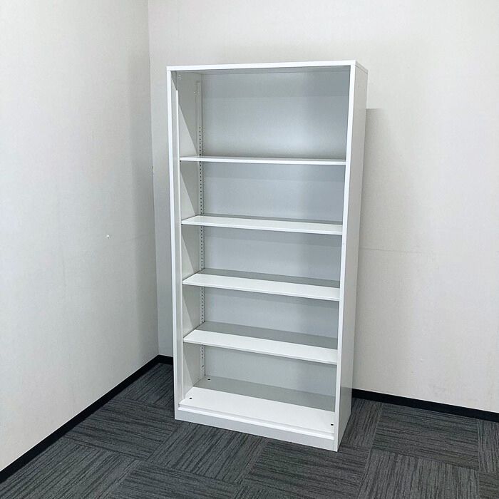東京鋼器 MASTERシリーズ オープン書庫 MST185B-0 W900×D400×H1850 グレイッシュホワイト 2023年製 中古 ➉
