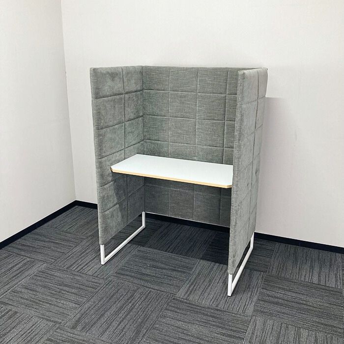 アスプルンド ワークプラスシリーズ  パーソナルデスク W1000×D700×H1400（天板H720）アッシュ 中古 ⑳