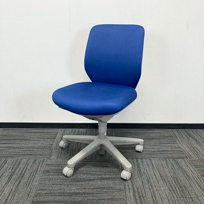 コクヨ セディスタチェアシリーズ オフィスチェア CRS-G420F3 ローバック 背座：ディープマリン 2015～2016年製 中古