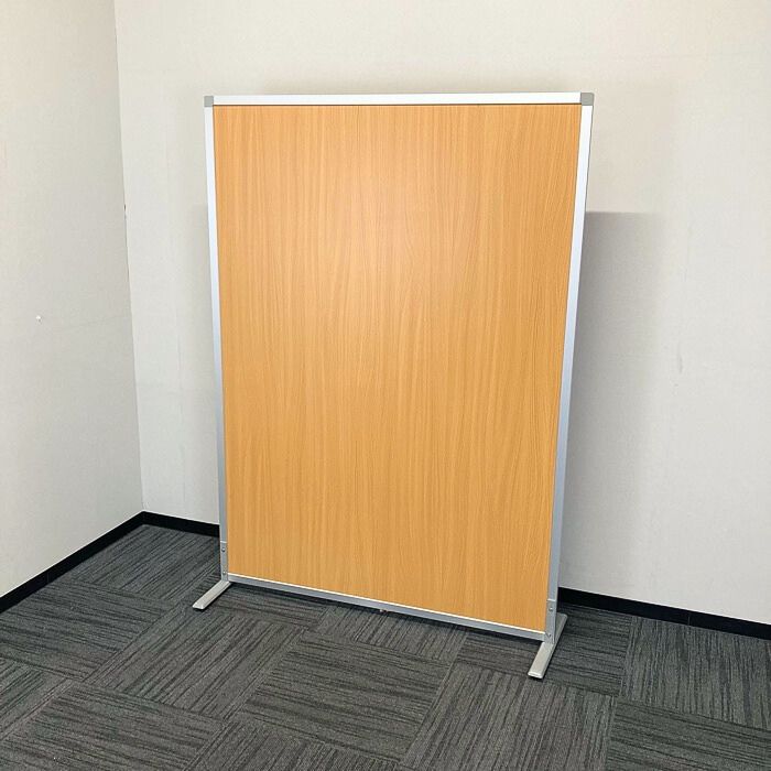 ローパーティション 脚付き W1215（脚含む）×D400×H1705 木目調 中古 ⑳