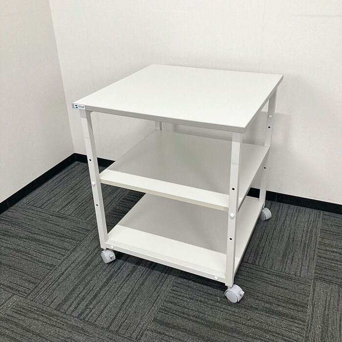 サンワサプライ レーザープリンタスタンド LPS-01T W600×D600×H700 ライトグレー 中古