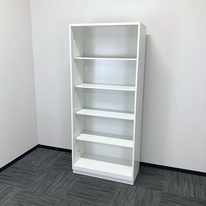 IVY アッセスチール収納シリーズ オープン書庫 AS-K8178 W800×D400×H1840 ホワイト 2017年製 中古